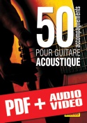 50 accompagnements pour guitare acoustique (pdf + mp3 + vidéos)