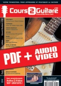 Cours 2 Guitare n°82 (pdf + mp3 + vidéos)