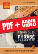 Techniques pour le phrasé à la guitare (pdf + mp3 + vidéos)