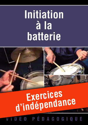 Exercices d'indépendance (BATTERIE, Vidéos à télécharger, Pour les  débutants, François Daniel).