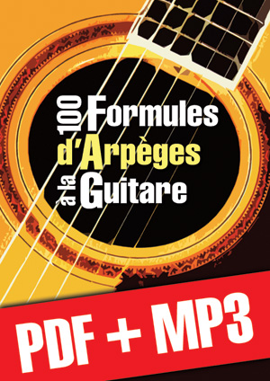 100 formules d'arpèges à la guitare (pdf + mp3)
