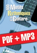 100 motifs rythmiques à la guitare (pdf + mp3)