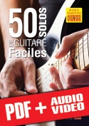 50 solos de guitare faciles (pdf + mp3 + vidéos)