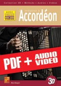 Initiation à l'accordéon en 3D (pdf + mp3 + vidéos)