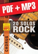 Chorus Guitare - 20 solos de rock (pdf + mp3)