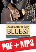 Accompagnements & solos blues à la guitare (pdf + mp3)