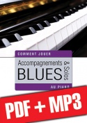 Accompagnements & solos blues au piano (pdf + mp3)