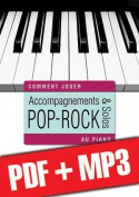 Accompagnements & solos pop-rock au piano (pdf + mp3)