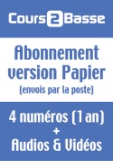 Abonnement Cours 2 Basse (Version Papier) - France