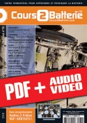 Cours 2 Batterie n°75 (pdf + mp3 + vidéos)