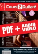 Cours 2 Guitare n°50 (pdf + mp3 + vidéos)