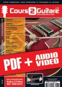 Cours 2 Guitare n°73 (pdf + mp3 + vidéos)