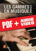 Les gammes en musique au piano (PIANO & CLAVIERS, Méthodes, Gammes & Arpèges,  Frédéric Dautigny).