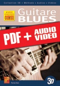 La guitare blues en 3D (pdf + mp3 + vidéos)