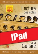 Lecture des notes à la guitare (iPad)