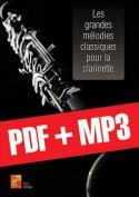 Les grandes mélodies classiques pour la clarinette (pdf + mp3)