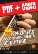 Premiers accompagnements de guitare (pdf + mp3 + vidéos)