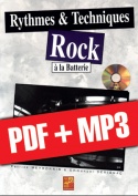 Rythmes & techniques rock à la batterie (pdf + mp3)