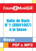 Suite de Bach N°1 (BWV1007) à la basse