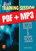 Bass Training Session - Blues & rock (pdf + mp3)