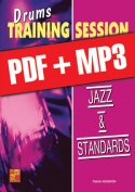 Drums Training Session - Jazz & standards (pdf + mp3)