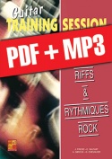 Guitar Training Session - Riffs & rythmiques rock (pdf + mp3)