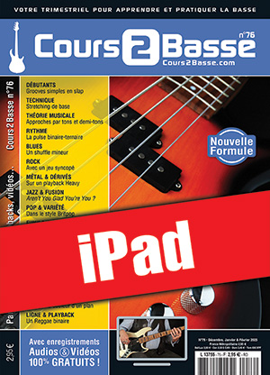 Cours 2 Basse n°76 (iPad)