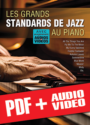 Les grands standards de jazz au piano (pdf + mp3 + vidéos)