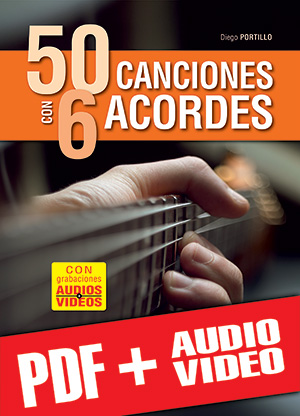 50 canciones con 6 acordes (pdf + mp3 + vídeos)