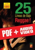 25 líneas de bajo Reggae & Ska (pdf + mp3 + vídeos)