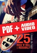 25 líneas de bajo Rock ’n’ Roll & Rockabilly (pdf + mp3 + vídeos)