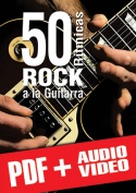 50 rítmicas rock a la guitarra (pdf + mp3 + vídeos)