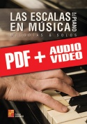 Las escalas en música en el piano (pdf + mp3 + vídeos)