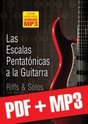 Las escalas pentatónicas a la guitarra (pdf + mp3)