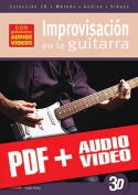 Improvisación en la guitarra en 3D (pdf + mp3 + vídeos)
