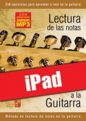 Lectura de las notas a la guitarra (iPad)