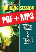 Drums Training Session - Rock & hard (pdf + mp3)