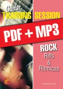 Guitar Training Session - Riffs & rítmicas rock (pdf + mp3)