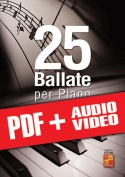 25 ballate per piano (pdf + mp3 + video)