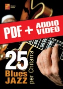 25 blues jazz per chitarra (pdf + mp3 + video)