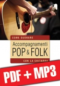Accompagnamenti Pop & Folk con la chitarra (pdf + mp3)