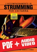 L'accompagnamento in strumming per chitarra (pdf + mp3 + video)