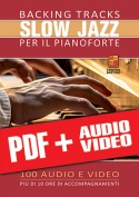 Backing tracks Slow Jazz per il pianoforte (pdf + mp3 + video)
