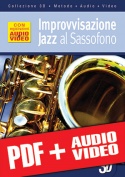 Improvvisazione jazz al sassofono in 3D (pdf + mp3 + video)