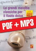 Le grandi melodie classiche per il flauto dolce (pdf + mp3)