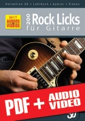 200 Rock Licks für Gitarre in 3D (pdf + mp3 + videos)