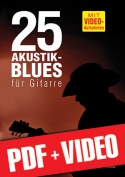 25 Akustik-Blues für Gitarre (pdf + videos)