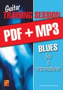 Guitar Training Session - Blues ﻿- Soli & Improvisationen (pdf + mp3)