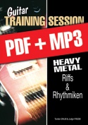 Guitar Training Session - Heavy Metal ﻿- Riffs & Rhythmiken (pdf + mp3)