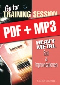 Guitar Training Session - Heavy Metal ﻿- Soli & Improvisationen (pdf + mp3)
